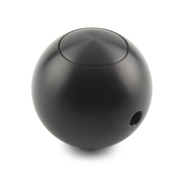 ES Shifter GM 6L90 Black 8" Single Bend Lever Round Black Knob