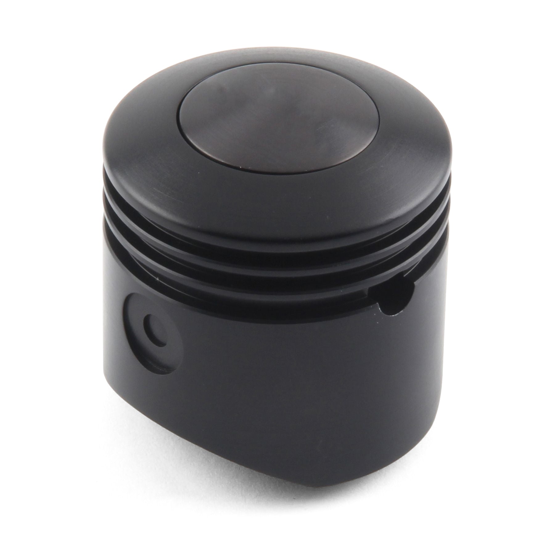 SHIFT KNOB PUSH BUTTON PISTON BLACK PLAIN
