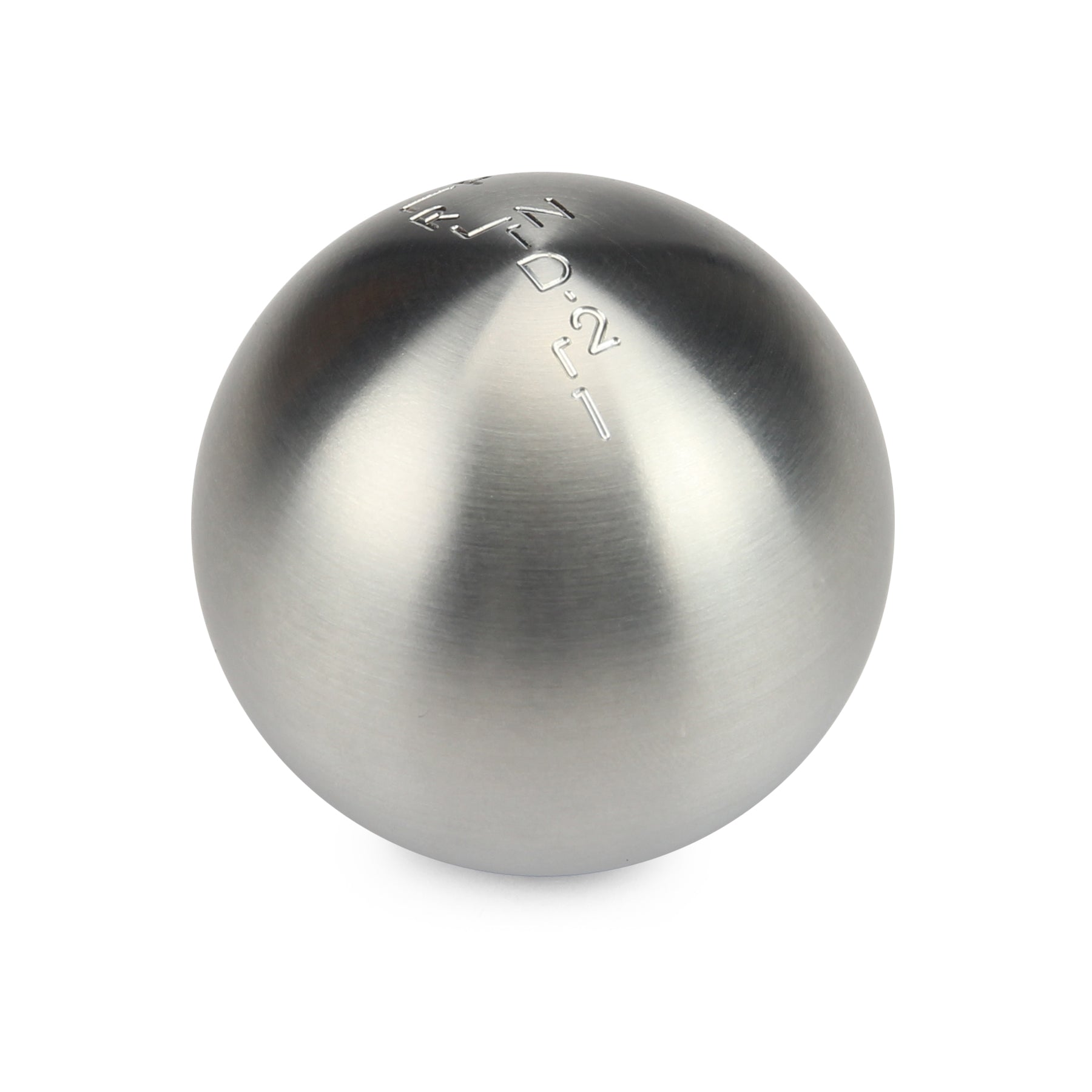 SHIFT KNOB SOLID ROUND BRUSHED GM 3 SPEED (PRND21)