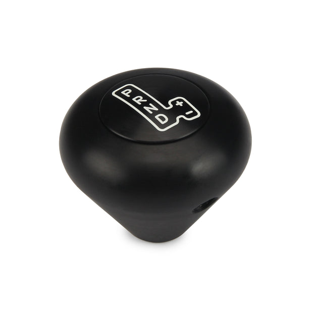 ES Shifter GM 6L90 Black 8" Single Bend Lever Mushroom Black Knob