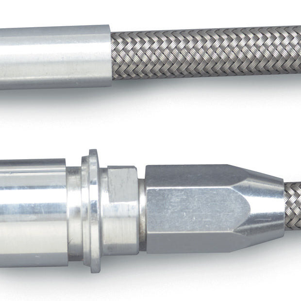 84" HI-TECH STAINLESS HOUSING SPEEDOMETER CABLE KIT FOR FORD W/ 5/8"-18 MALE THREAD ON SPEEDO