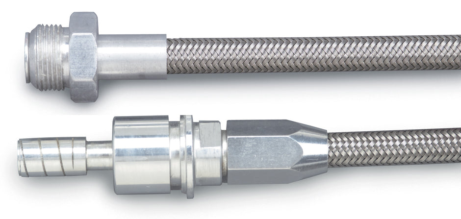 84" HI-TECH STAINLESS HOUSING SPEEDOMETER CABLE KIT FOR FORD W/ 3/4"-20 FEMALE THREAD ON SPEEDO