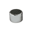 CHROME STEEL ROUND DIMMER COVER