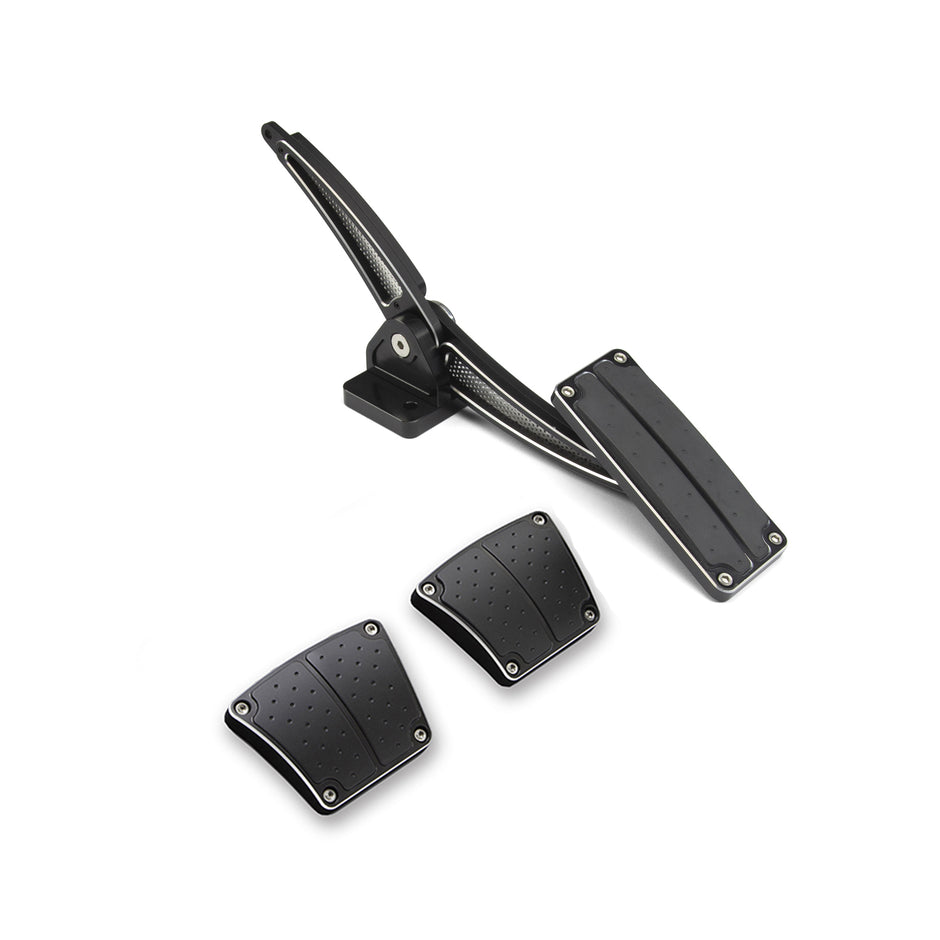 THROTTLE ASSEMBLY BLACK CHEVELLE WITH MANUAL PADS