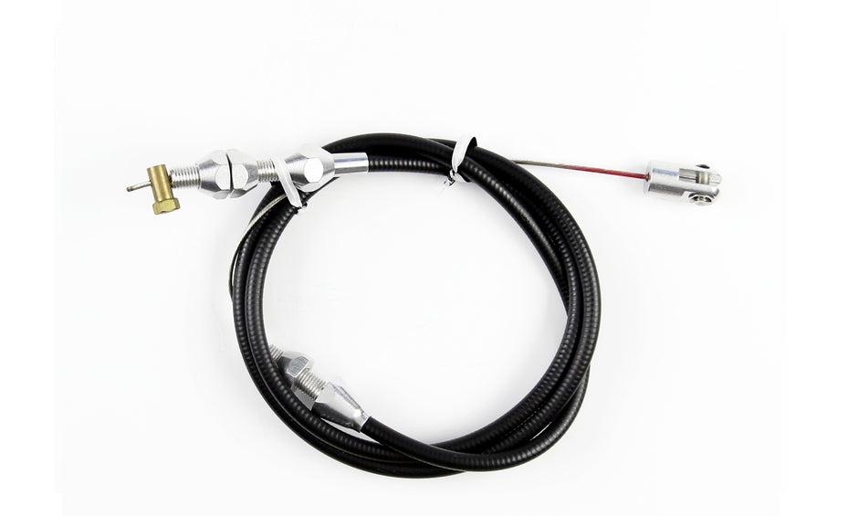 36" UNIVERSAL BLACK HOUSING BORLA 8 STACK INJECTION THROTTLE CABLE