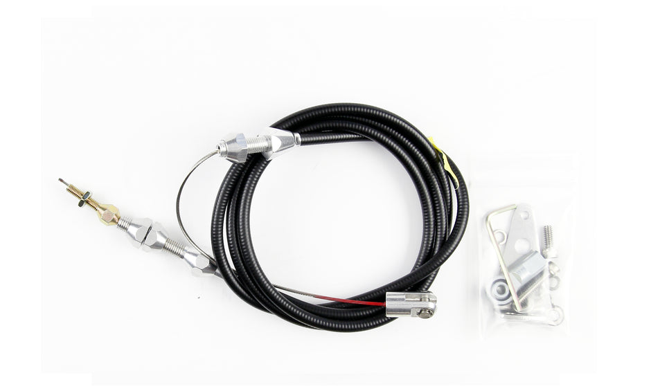 24" UNIVERSAL BLACK HOUSING BLOWER DRIVE THROTTLE CABLE
