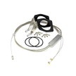 HI-TECH STAINLESS STEEL HOUSING HOLLEY DUAL PLENUM 102MM INTAKE THROTTLE CABLE