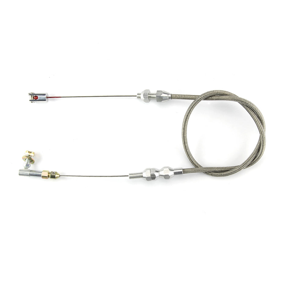 24" HI-TECH STAINLESS STEEL HOUSING RAMJET THROTTLE CABLE