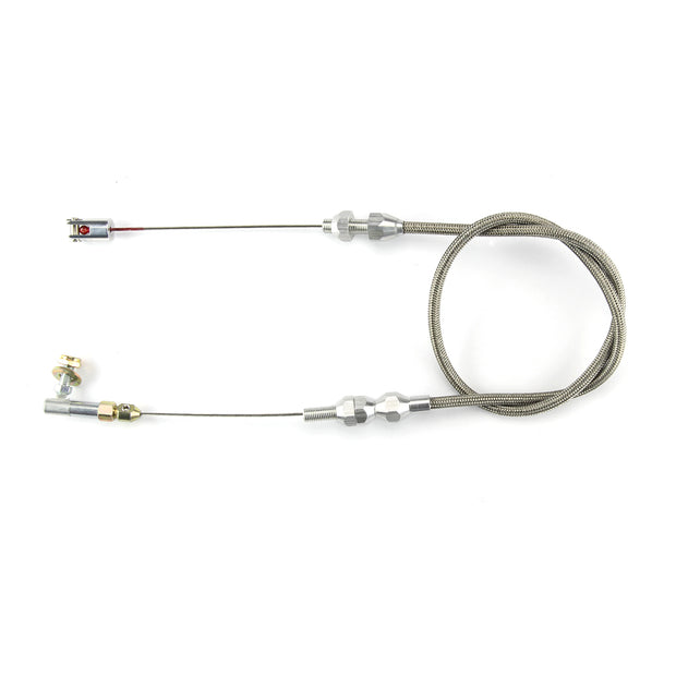 24" HI-TECH STAINLESS STEEL HOUSING RAMJET THROTTLE CABLE