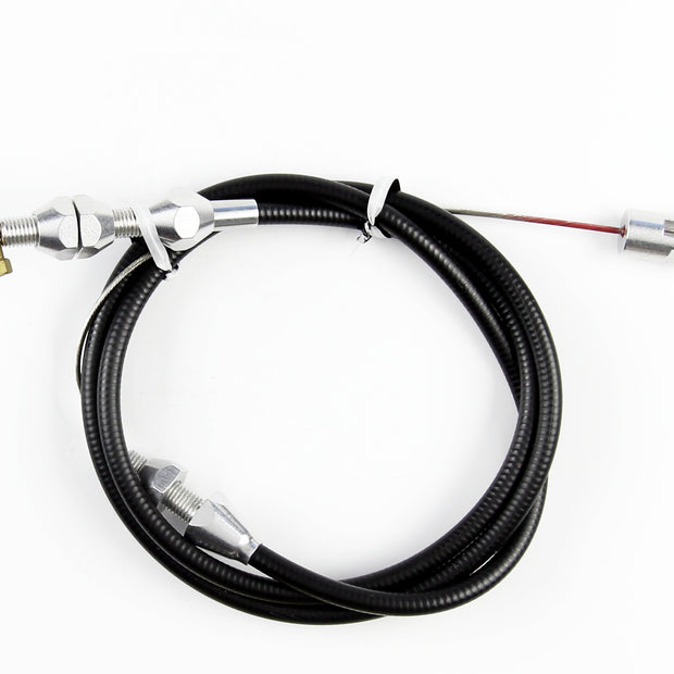 36" UNIVERSAL BLACK HOUSING TUNED-PORT THROTTLE CABLE