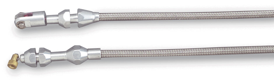 48" HI-TECH STAINLESS STEEL HOUSING VORTEC THROTTLE CABLE