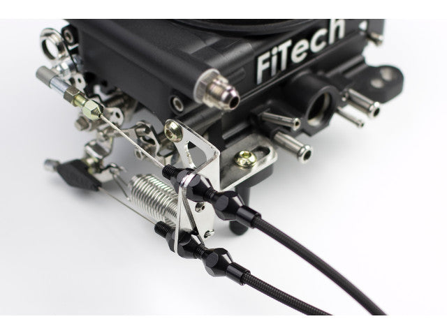 STAINLESS STEEL EFI THROTTLE AND KICKDOWN CABLE MOUNTING BRACKET FOR FITECH