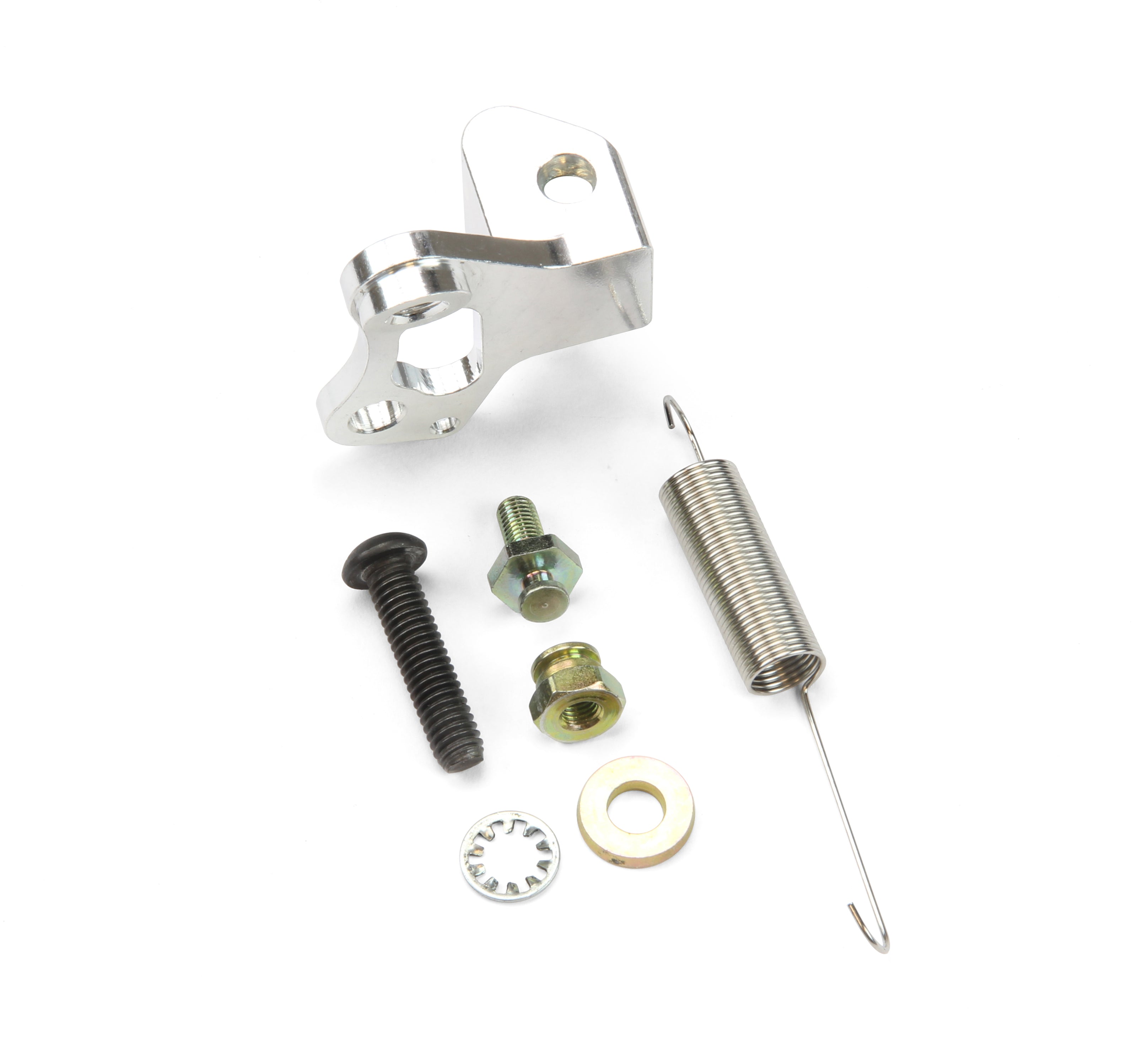 THROTTLE & KICKDOWN BRACKET AND SPRINGS FOR EDELBROCK PF4 EARLY 3878 TB BRITE