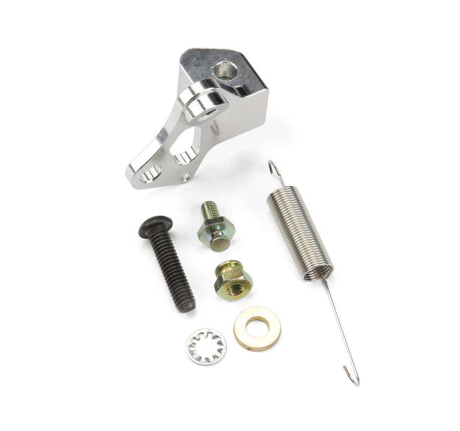 THROTTLE & KICKDOWN BRACKET AND SPRINGS FOR EDELBROCK PF4;LATE 4150 TB BRITE