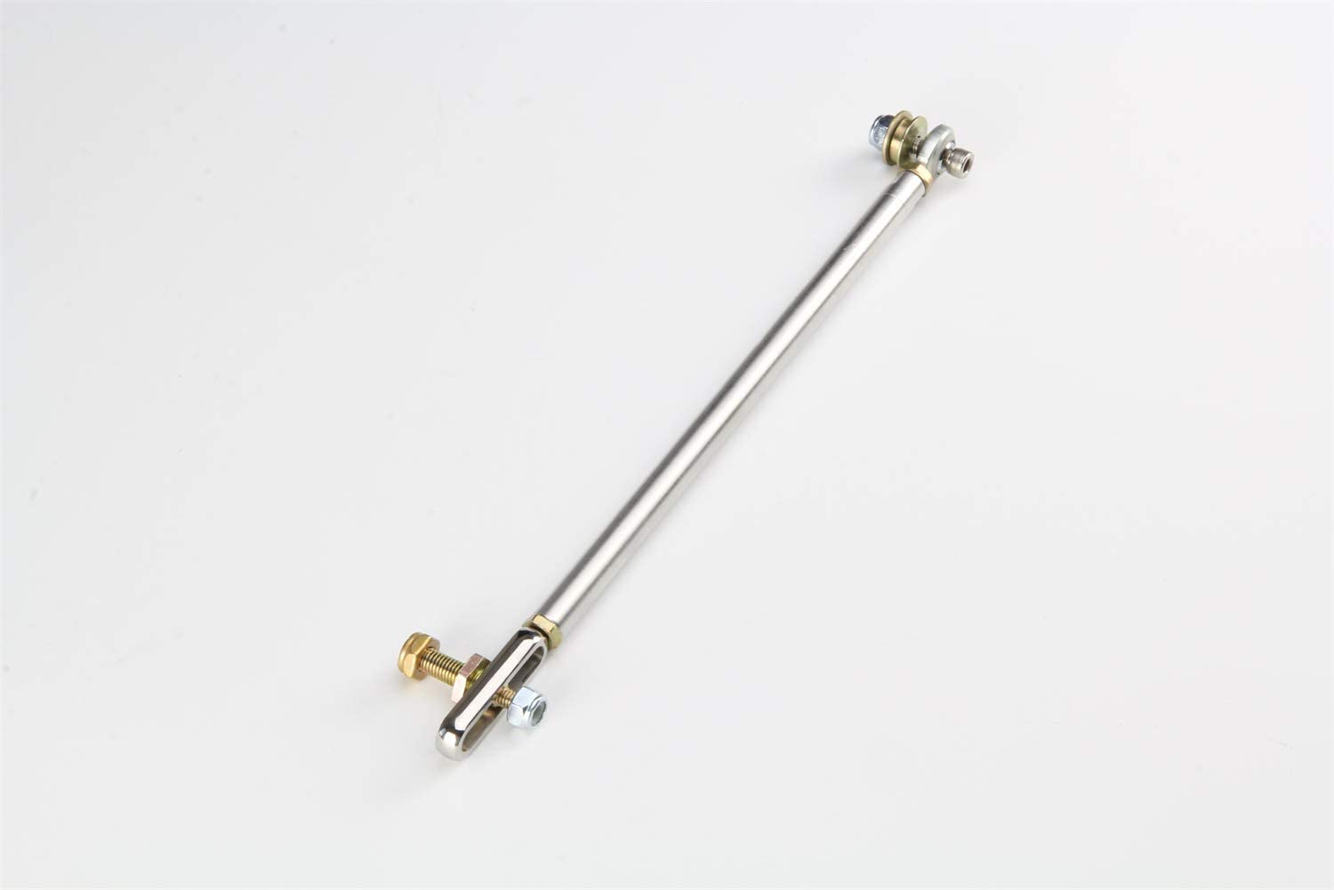 BILLET ALUMINUM PROGRESSIVE LINKAGE ROD FOR EDELBROCK CARBS. CENTER DISTANCE 8 5