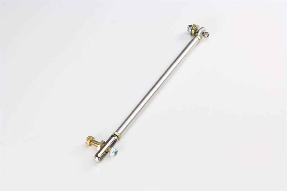 BILLET ALUMINUM PROGRESSIVE LINKAGE ROD FOR HOLLEY CARBS. CENTER TO CENTER DISTA