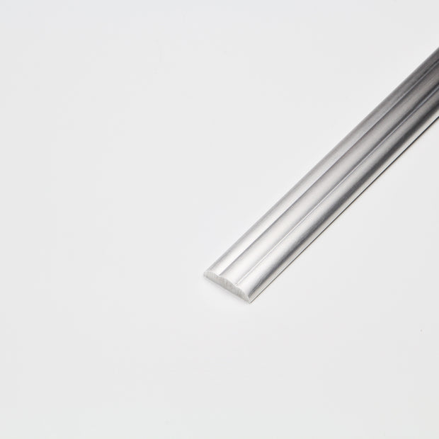 ALUMINUM EXTERIOR TRIM RIBBED 8'