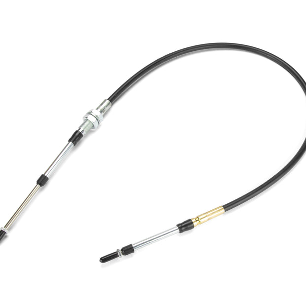 72" 40 SERIES PUSH/PULL CABLE WITH BULKHEAD GROOVE FOR LOKAR CABLE OPERATED SHIFTER