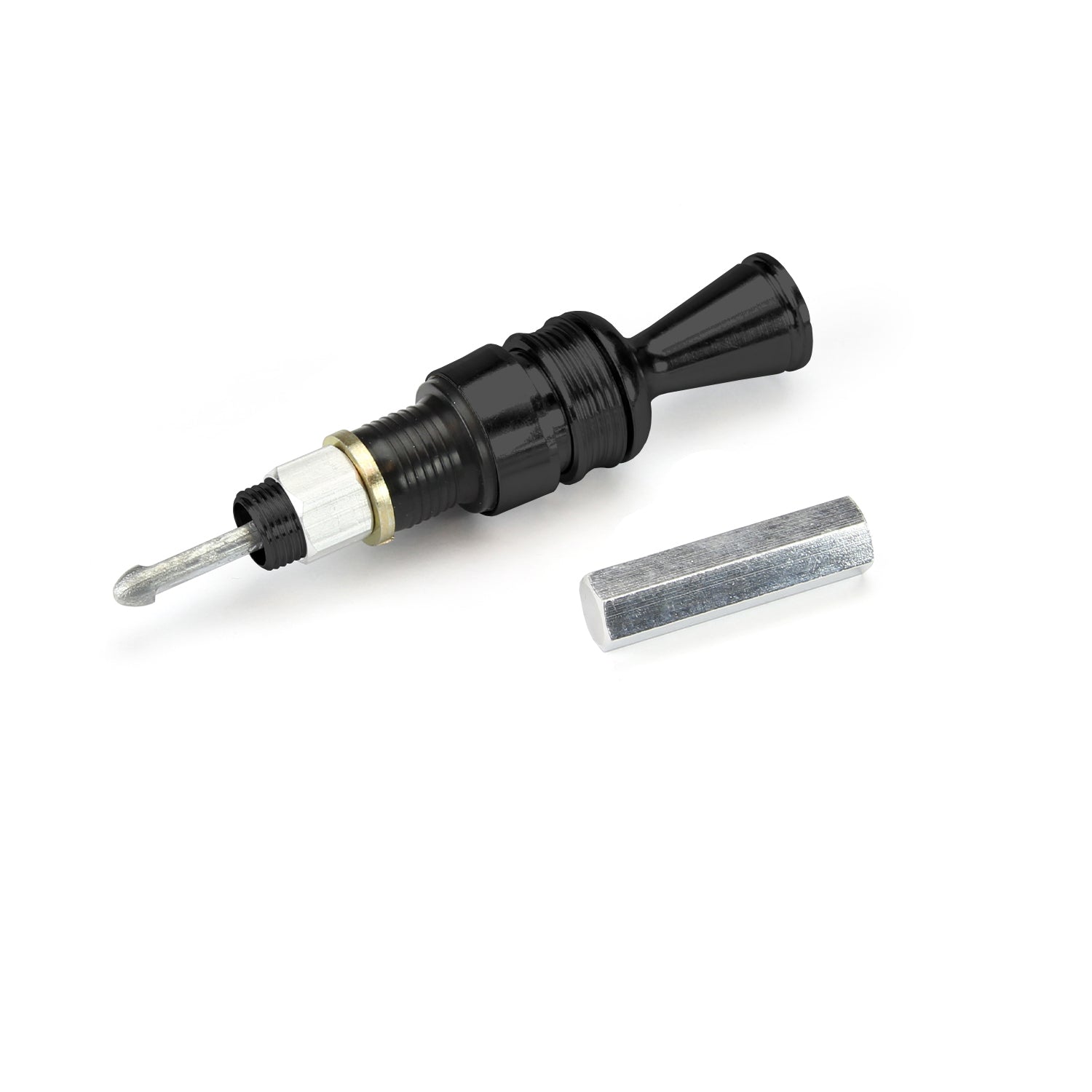 ANCHOR-TIGHT LOCKING BLACK DIRECT MOUNT TRANS DIPSTICK FOR TH-200