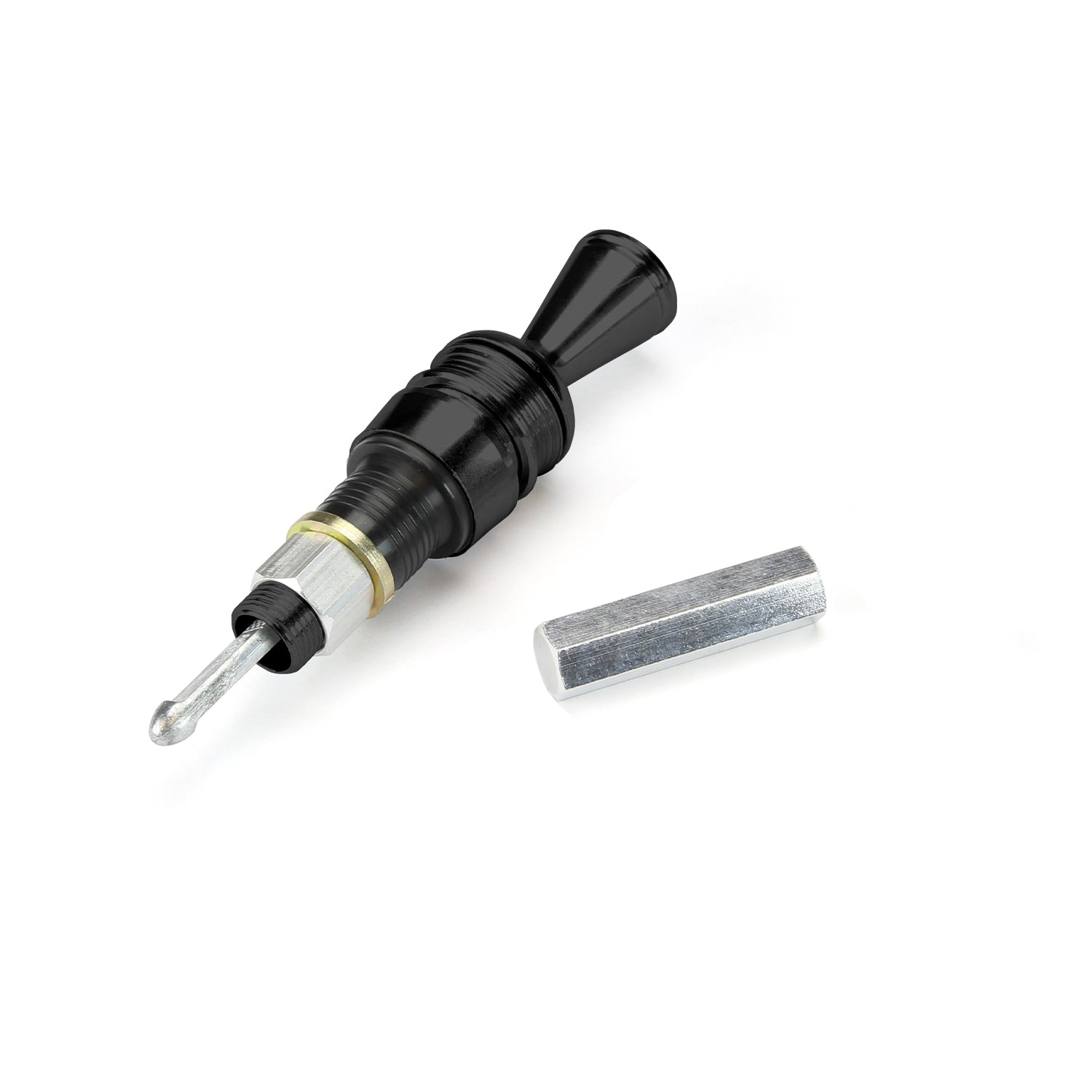 ANCHOR-TIGHT LOCKING BLACK DIRECT MOUNT TRANS DIPSTICK FOR 200-4R