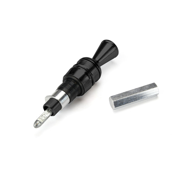 ANCHOR-TIGHT LOCKING BLACK DIRECT MOUNT TRANS DIPSTICK FOR AOD/4R70W/AODE