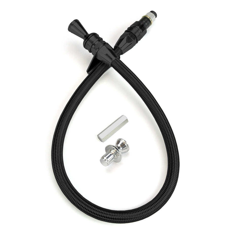 ANCHOR-TIGHT LOCKING BLACK FIREWALL MOUNT TRANS DIPSTICK FOR TH-200