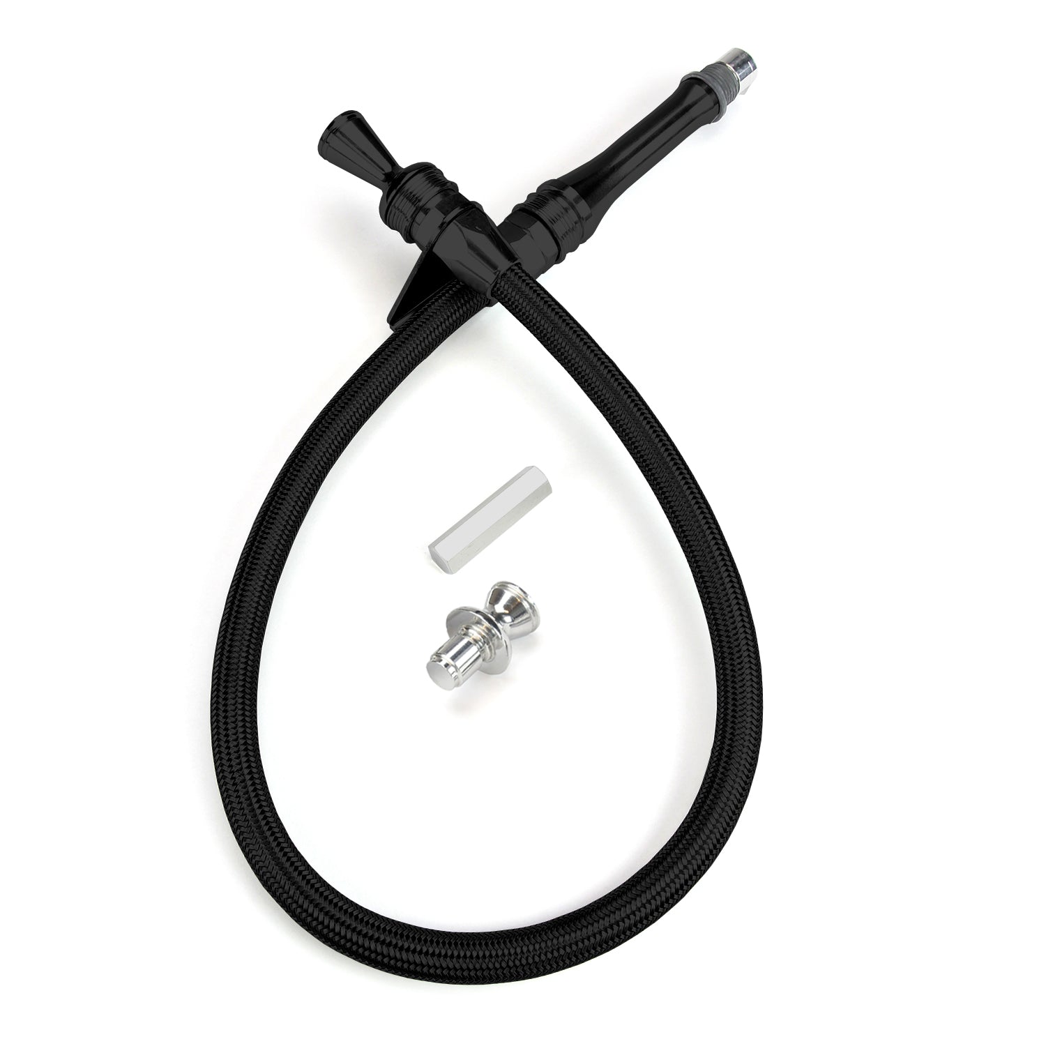 ANCHOR-TIGHT LOCKING BLACK FIREWALL MOUNT TRANS DIPSTICK FOR 727/904/518
