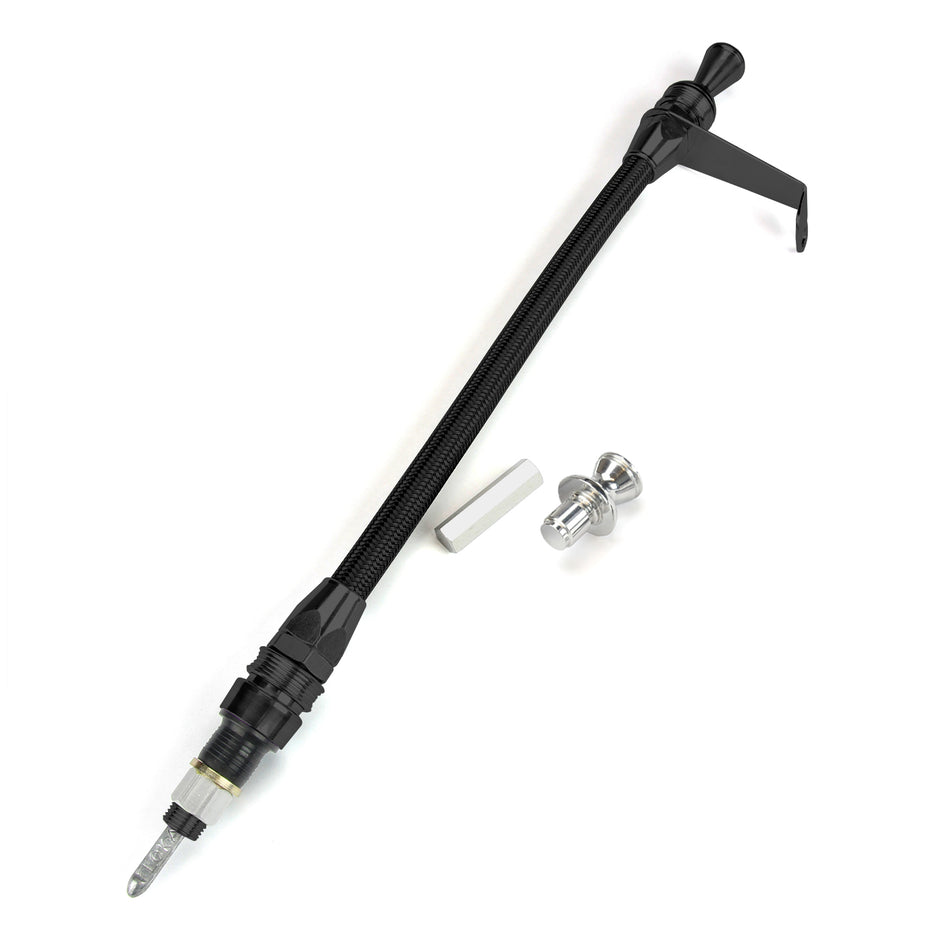 ANCHOR-TIGHT LOCKING BLACK TRANS MOUNT TRANS DIPSTICK FOR 200-4R