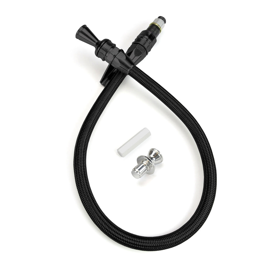 ANCHOR-TIGHT LOCKING BLACK FIREWALL MOUNT TRANS DIPSTICK FOR 200-4R