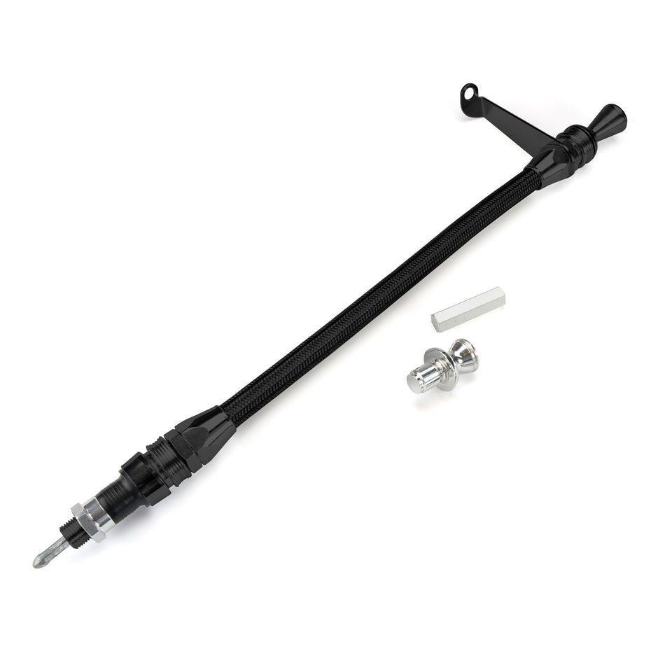 ANCHOR-TIGHT LOCKING BLACK TRANS MOUNT TRANS DIPSTICK FOR TH-400