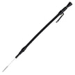 ANCHOR-TIGHT LOCKING BLACK STAINLESS ENGINE DIPSTICK CHEVY BIG BLOCK PUSH INTO PAN