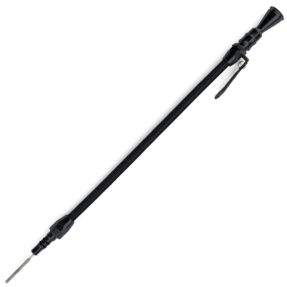 ANCHOR-TIGHT LOCKING BLACK STAINLESS ENGINE DIPSTICK FORD BIG BLOCK 460/514 (CRATE ONLY) PUSH INTO PAN