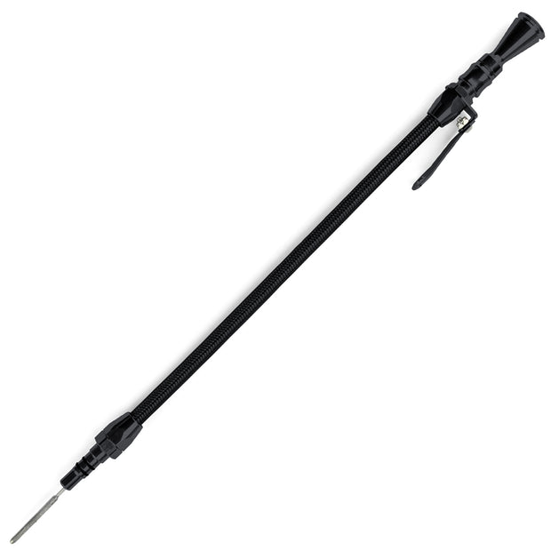 ANCHOR-TIGHT LOCKING BLACK STAINLESS ENGINE DIPSTICK FORD BIG BLOCK 460/514 (CRATE ONLY) PUSH INTO PAN