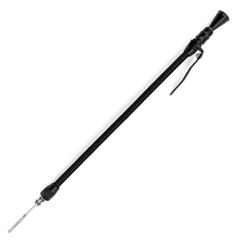ANCHOR-TIGHT LOCKING BLACK STAINLESS ENGINE DIPSTICK 5.7L/6.1L HEMI PUSH INTO PAN PASSENGER'S SIDE/FRONT SUMP CAR PAN