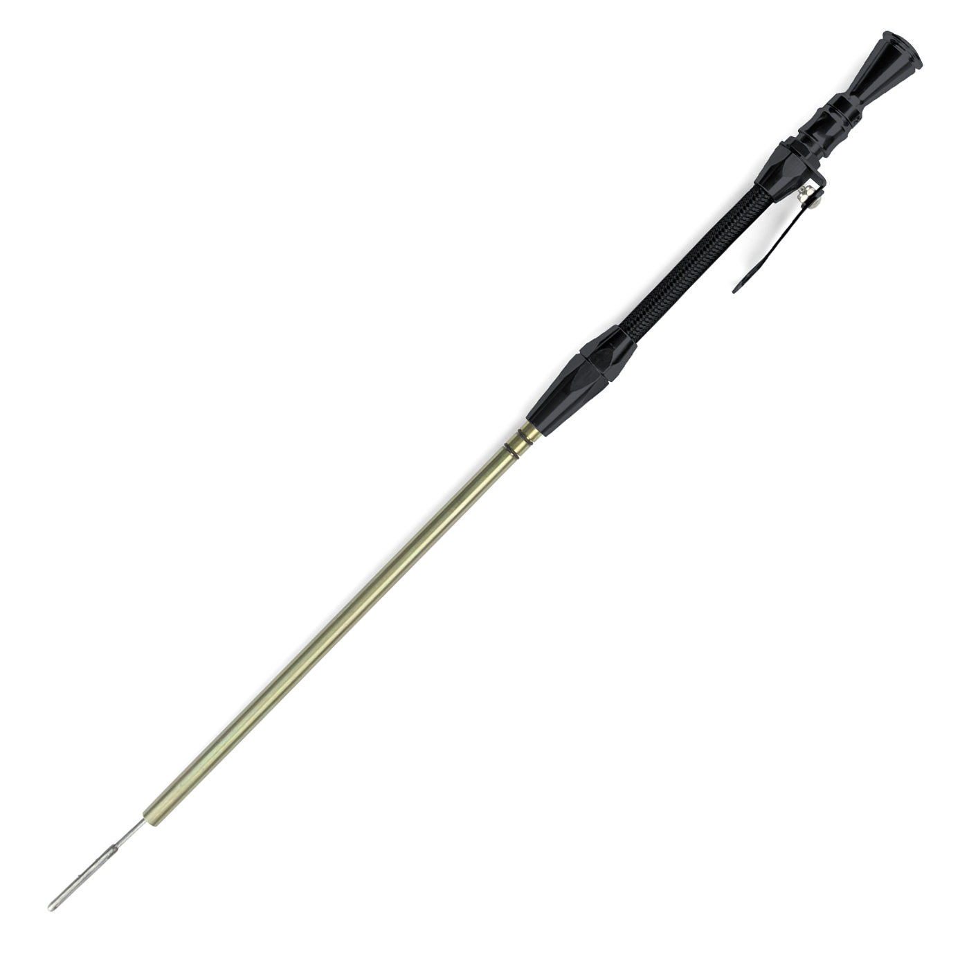 ANCHOR-TIGHT LOCKING BLACK STAINLESS ENGINE DIPSTICK 1969-74 (US), 1971-84 (AUS) FORD 351 CLEVELAND