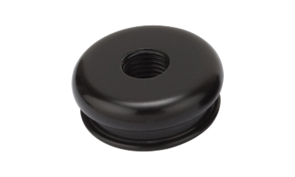 BLACK 3/8"-24 THREADED BEZEL