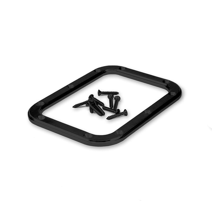 RECTANGULAR BLACK BILLET SHIFTER BOOT RING