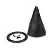 ROUND BLACK BILLET SHIFTER BOOT & RING