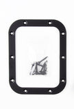RECTANGULAR BLACK STAINLESS SHIFTER BOOT RING