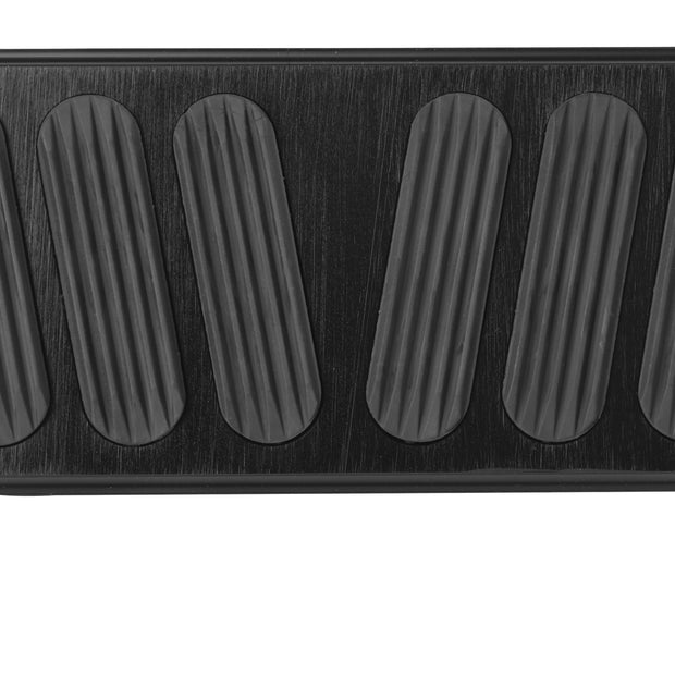 BLACK AUTO BRAKE PEDAL PAD FOR '76-'03 CHEVY TRUCK WITH RUBBER INSERT