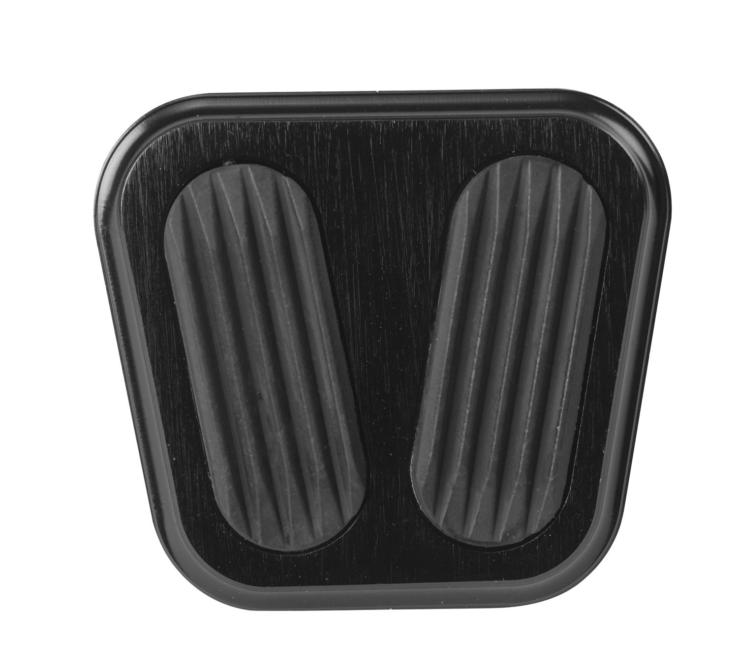 BLACK E-BRAKE PEDAL PAD FOR '73-'02 CHEVY TRUCK WITH RUBBER INSERT