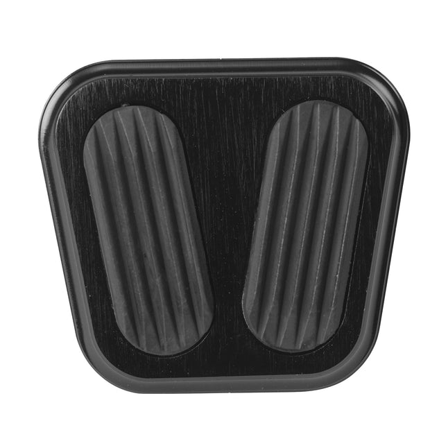 BLACK E-BRAKE PEDAL PAD FOR '73-'02 CHEVY TRUCK WITH RUBBER INSERT