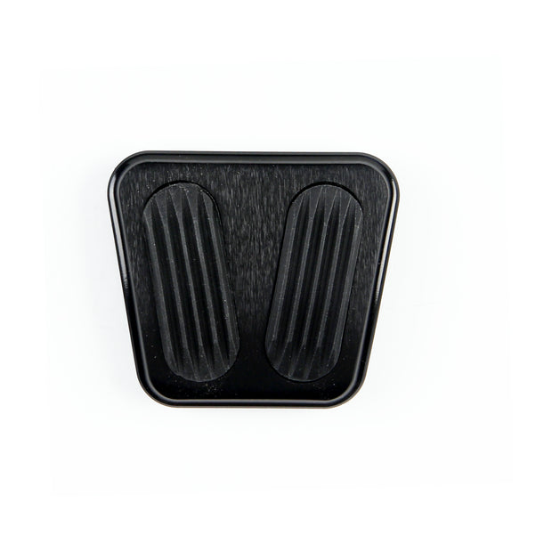 BLACK E-BRAKE PEDAL PAD FOR '67-'68 CAMARO/FIREBIRD WITH RUBBER INSERT