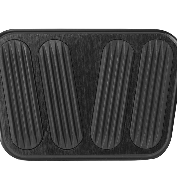 BLACK BRAKE/CLUTCH PEDAL PAD FOR '67-'81 CAMARO/FIREBIRD WITH RUBBER INSERT