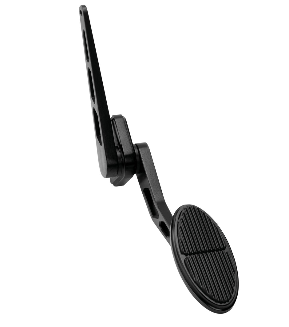 STANDARD OVAL BLACK THROTTLE ASSEMBLY WITH RUBBER INSERT