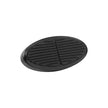 MINI OVAL BLACK BRAKE PEDAL PAD WITH RUBBER INSERT