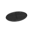 STANDARD OVAL BLACK BRAKE PEDAL PAD WITH RUBBER INSERT