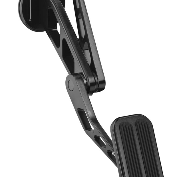 BLACK THROTTLE ASSEMBLY FOR '64-'68 MUSTANG WITH RUBBER INSERT