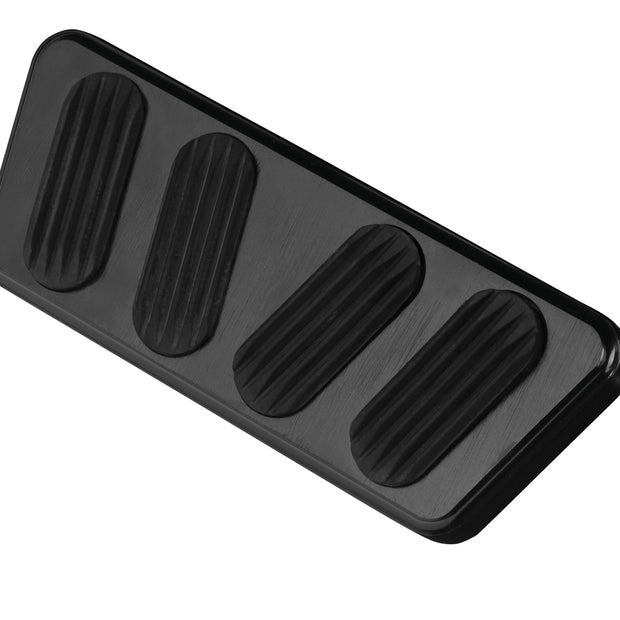 BLACK AUTO BRAKE PAD FOR '64-'68 MUSTANG WITH RUBBER INSERT