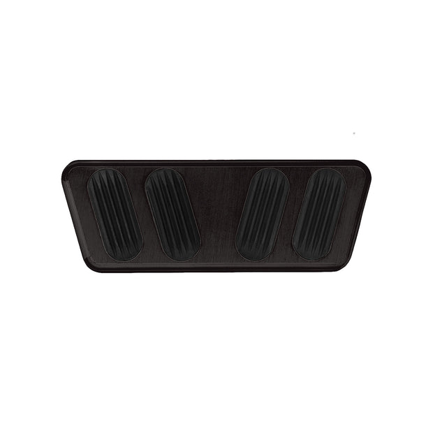 BLACK AUTO BRAKE PAD FOR '69-'70 MUSTANG WITH RUBBER INSERT